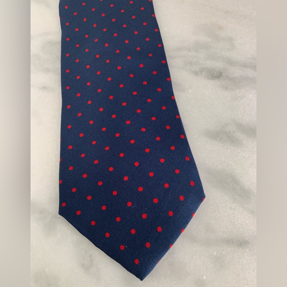 Dior signature navy silk tie